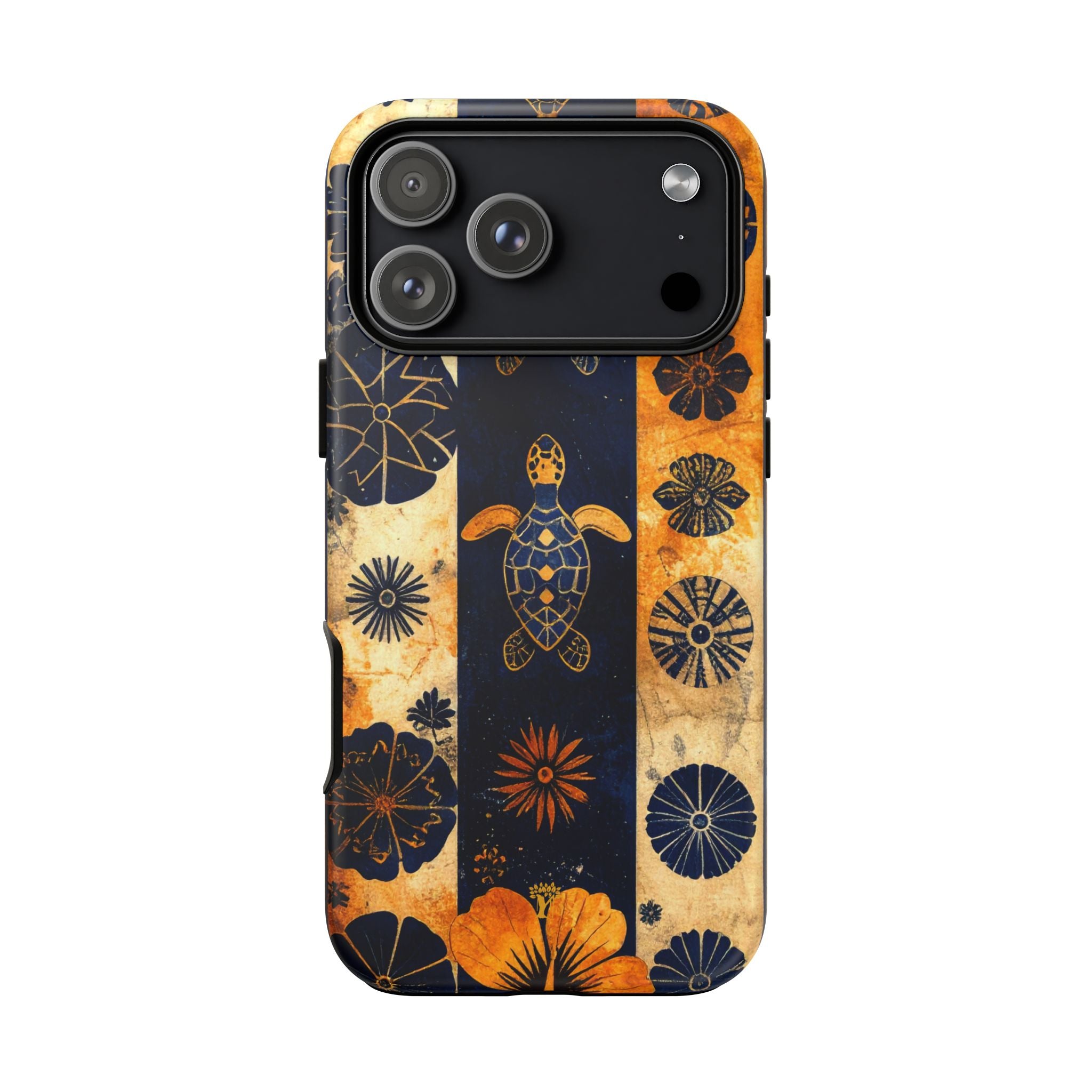 Tapa Pua Lehua Honu Tough Case for iPhone iPhone 18 Pro Max Matte The Local Banyan