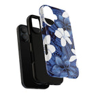 Eternal Blue Plumeria Tough Case for iPhone Phone Case The Local Banyan