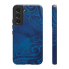 Kai Legacy Tough Samsung Galaxy Case Samsung Galaxy S22 Glossy - Hawaiian Ocean Blue Polynesian Tribal Design - The Local Banyan