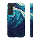 Eternal Mana Tough Samsung Galaxy Case Samsung Galaxy S22 Glossy - Hawaiian Ocean Wave Polynesian Tribal Design - The Local Banyan