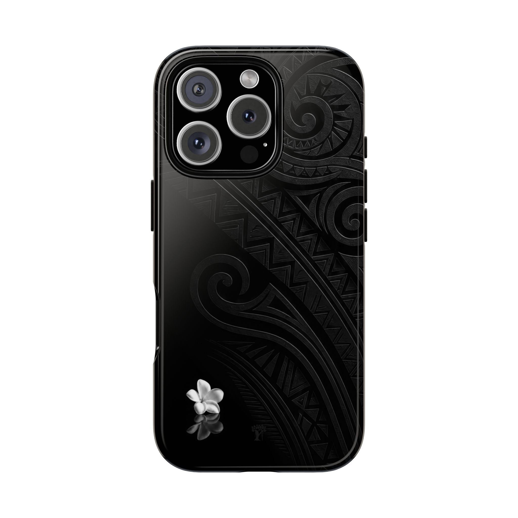 Plumeria Aka Tough Case for iPhone iPhone 16 Pro Glossy The Local Banyan