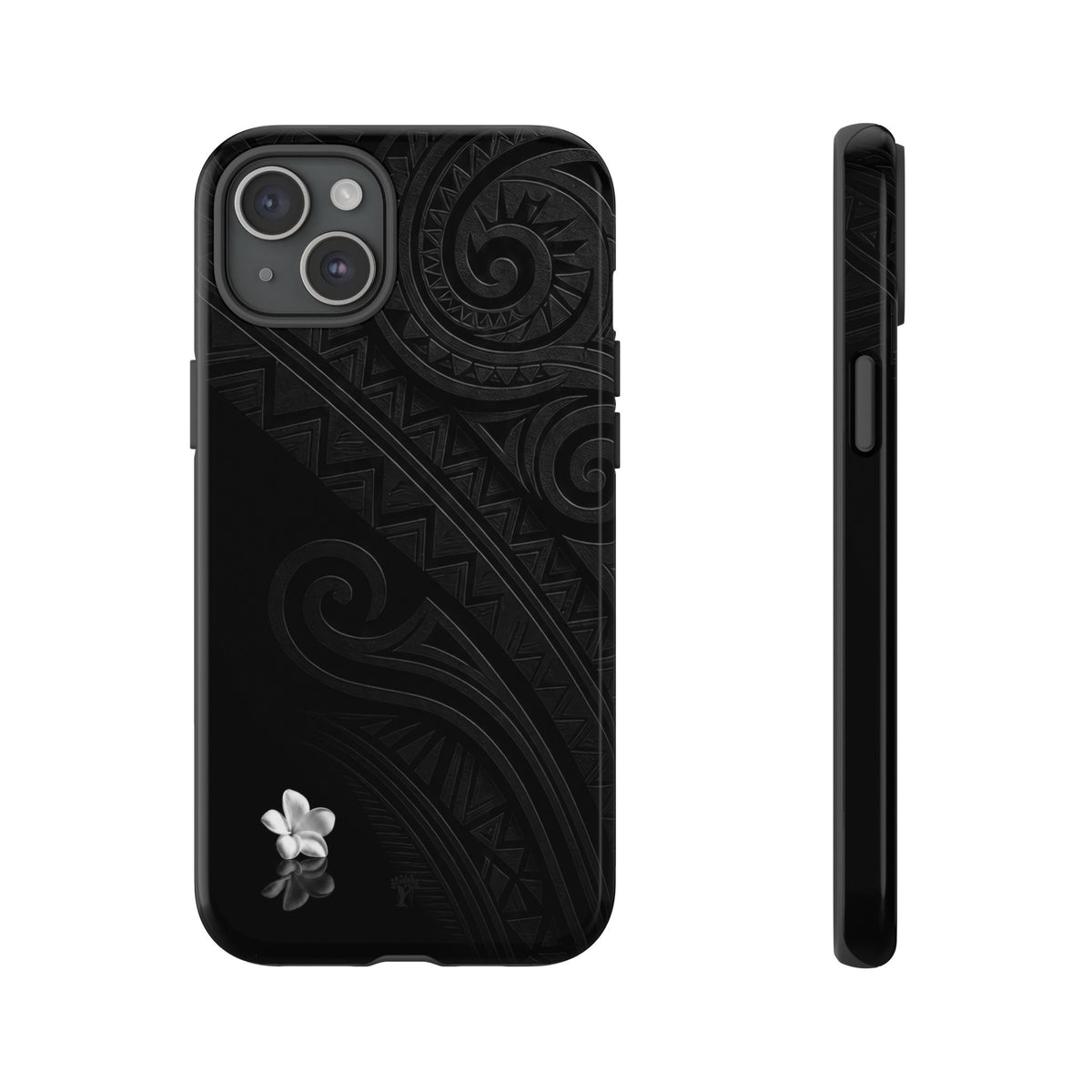Plumeria Aka Tough Case for iPhone iPhone 15 Plus Glossy The Local Banyan