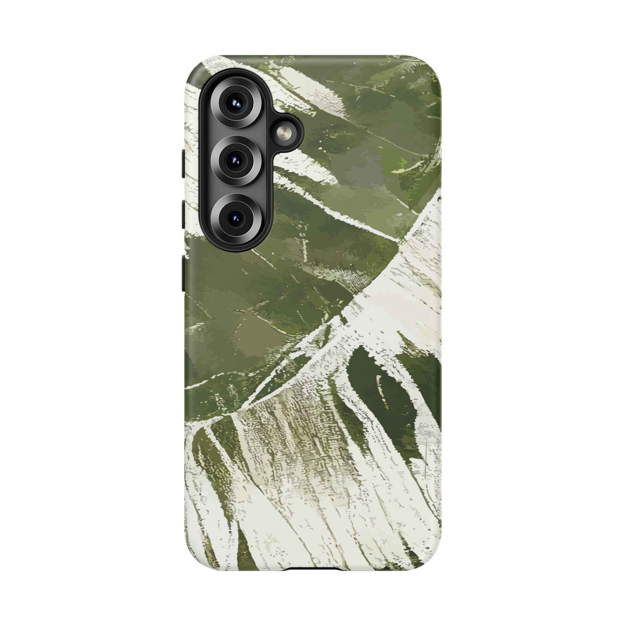 Island Breeze Tough Samsung Galaxy Case Side View - Dual Layer Drop Protection Hawaiian Phone Case - The Local Banyan