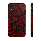 Island Tribal Red Tough Case for iPhone Phone Case The Local Banyan