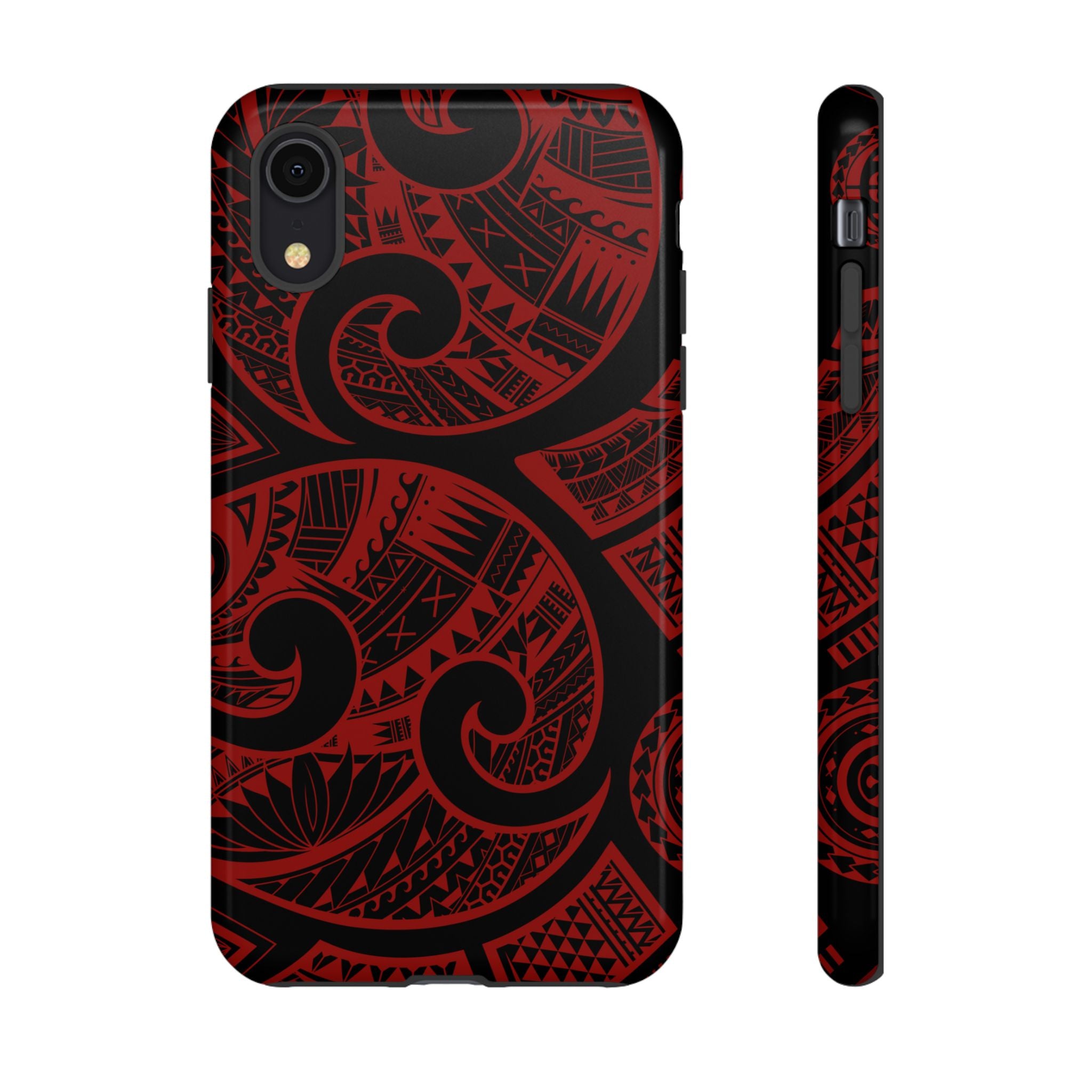 Island Tribal Red Tough Case for iPhone Phone Case The Local Banyan