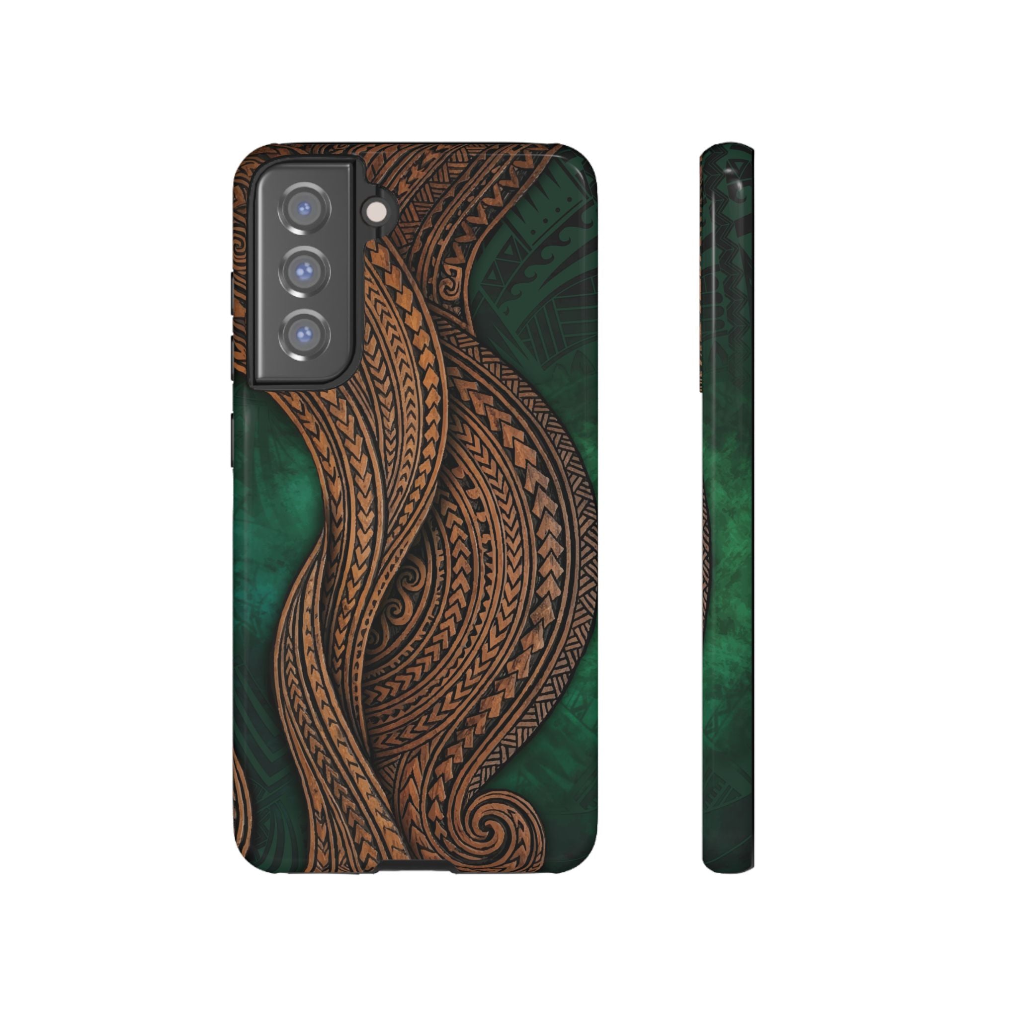 Island Kālai Tough Case for Samsung Galaxy Phone Case The Local Banyan Samsung Galaxy S21 FE Glossy