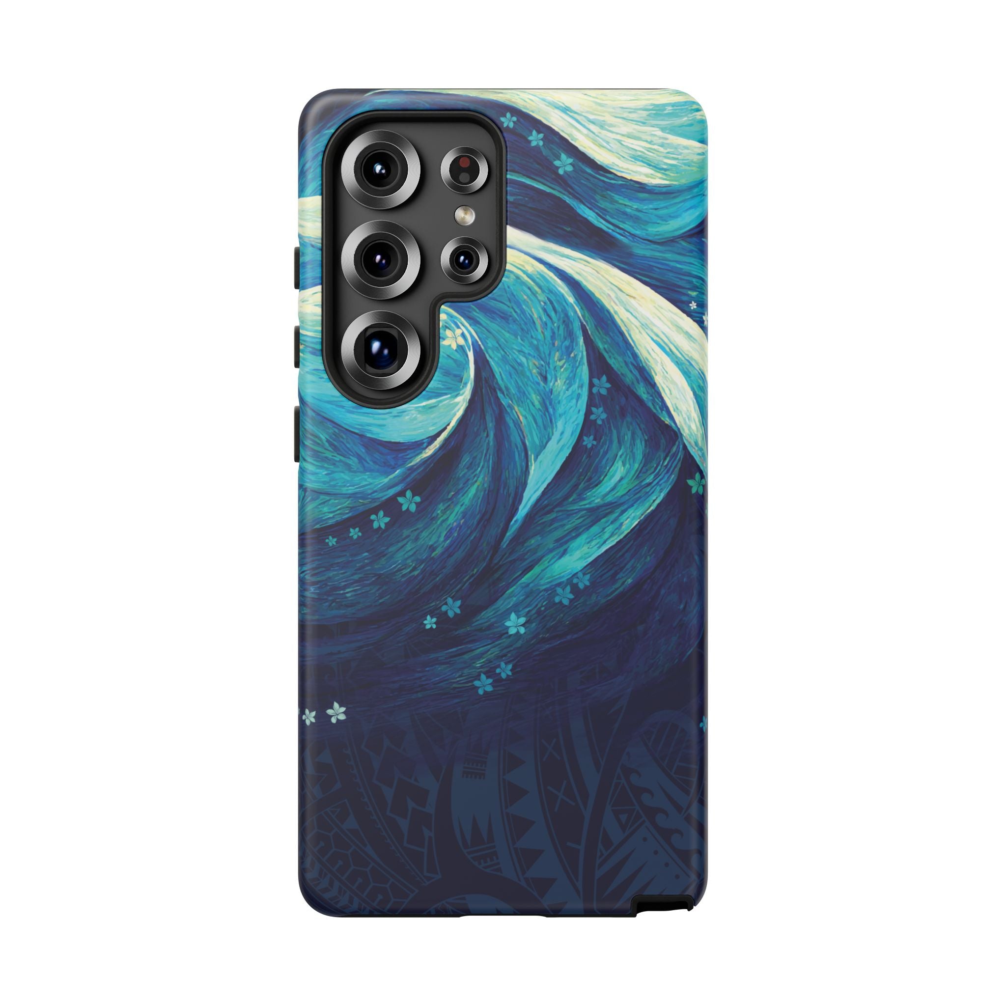 Eternal Mana Tough Samsung Galaxy Case Side View - Dual Layer Drop Protection Hawaiian Phone Case - The Local Banyan