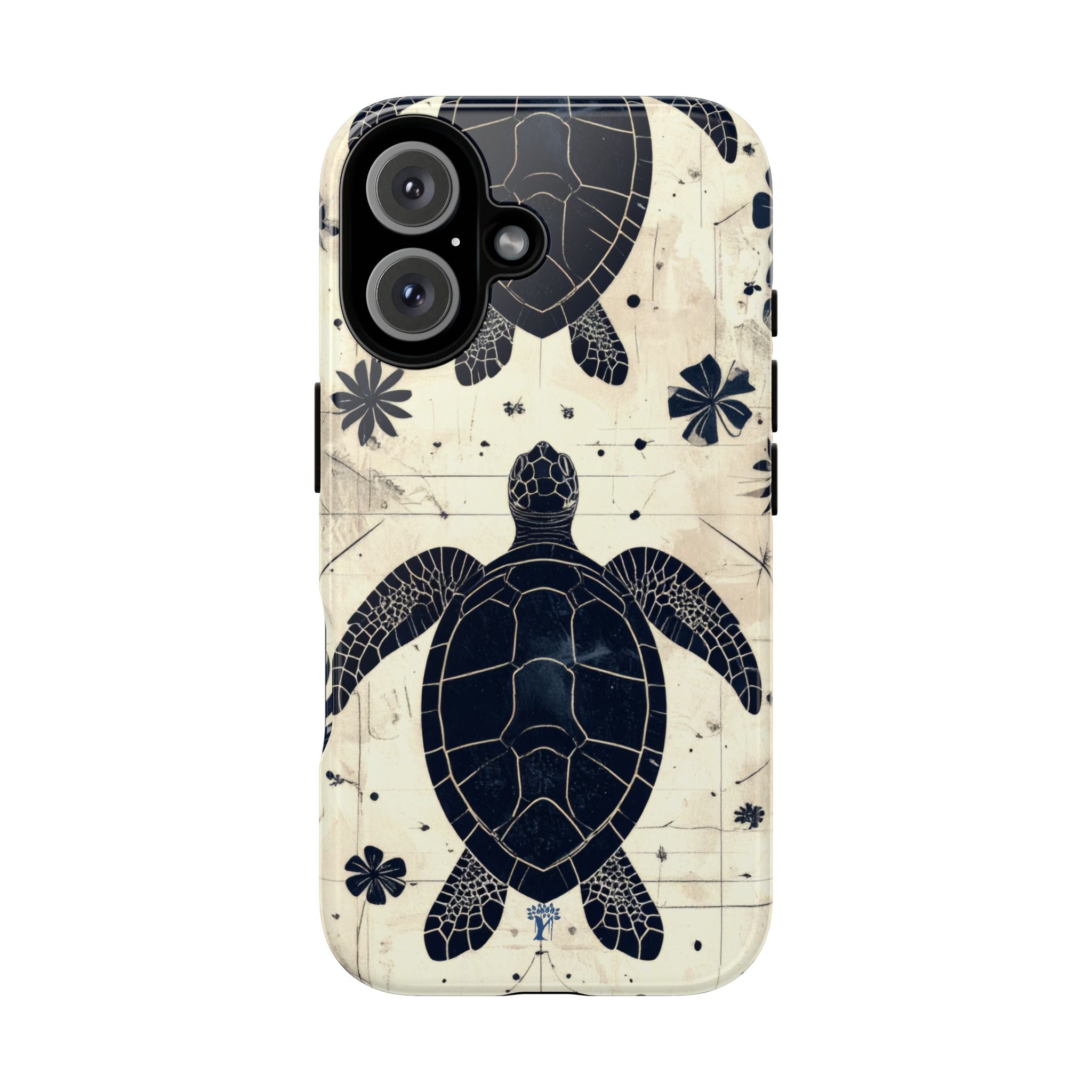 Tapa Keʻa Honu Tough Case for iPhone iPhone 16 Glossy The Local Banyan