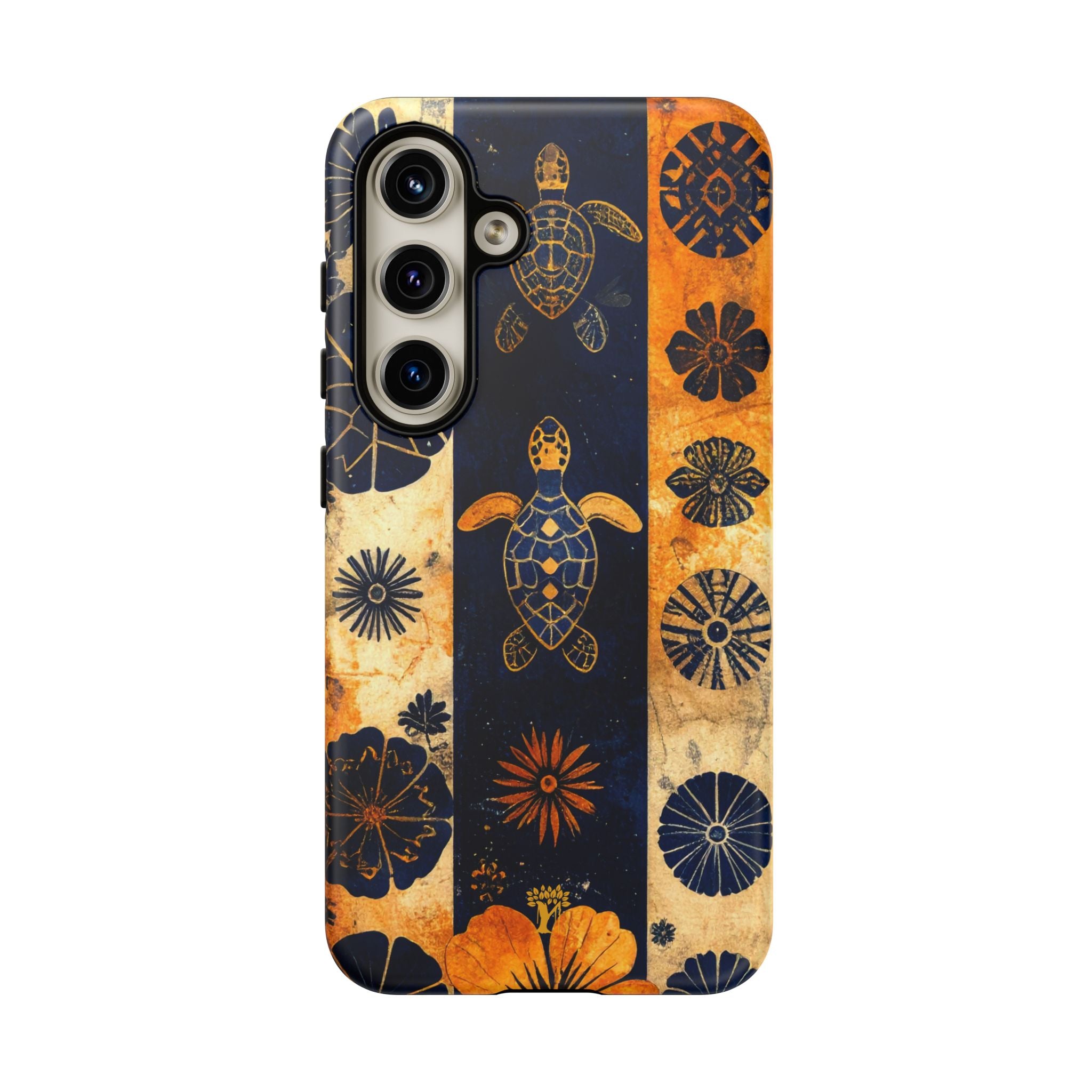 Tapa Pua Lehua Honu Tough Case for Samsung Galaxy Samsung Galaxy S24 Matte The Local Banyan
