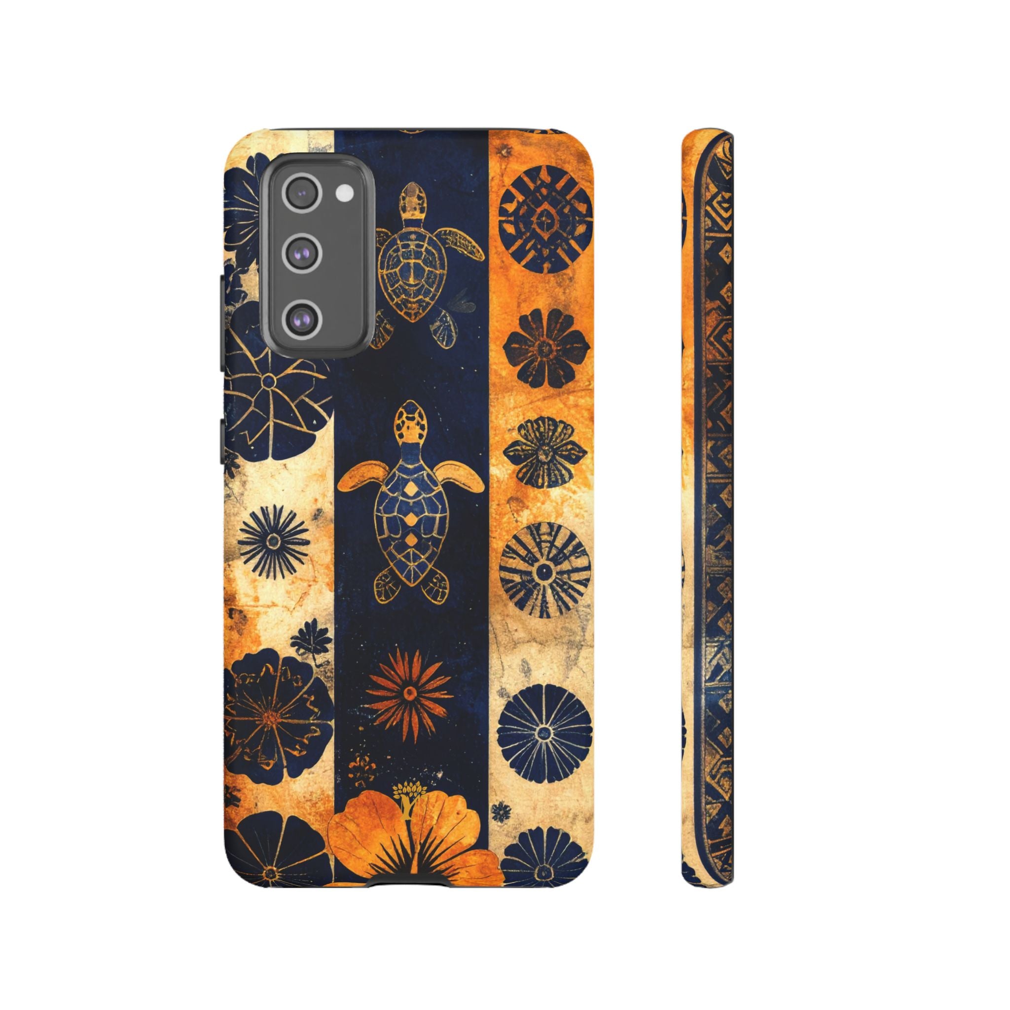 Tapa Pua Lehua Honu Tough Case for Samsung Galaxy Samsung Galaxy S20 FE Matte The Local Banyan