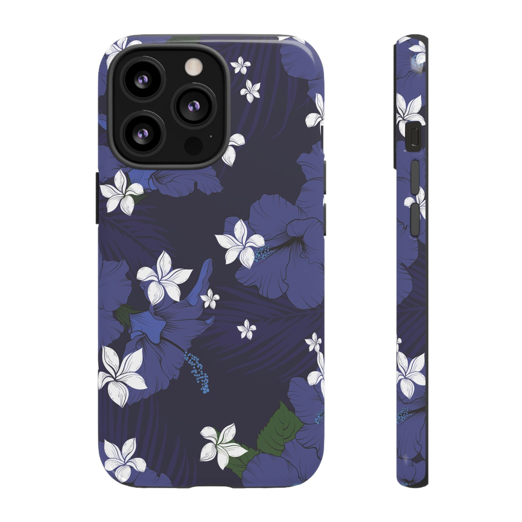 Vintage Blue Tough Case for iPhone Phone Case The Local Banyan iPhone 13 Pro Glossy