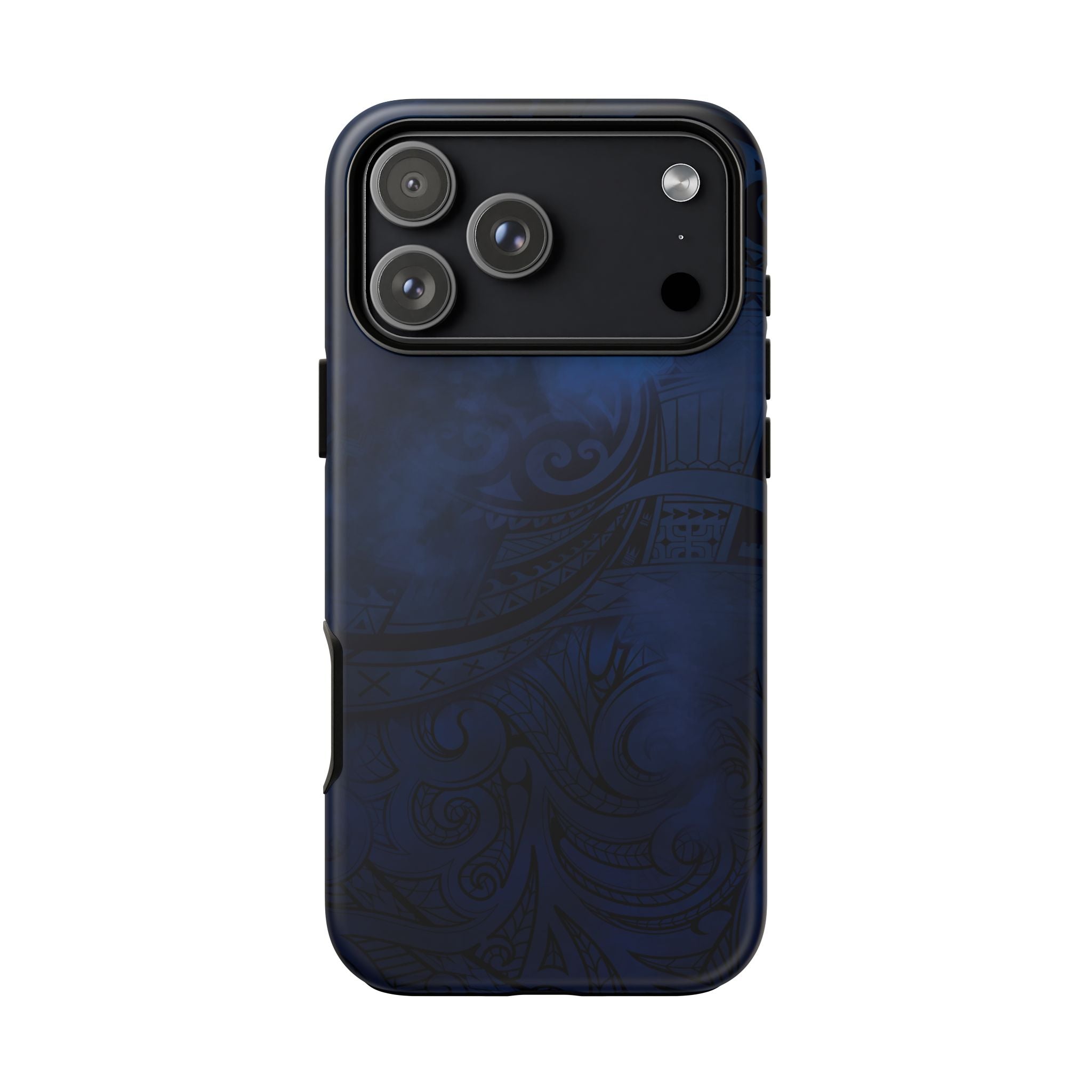Midnight Essence Tough iPhone Case Side View - Dual Layer Drop Protection Hawaiian Phone Case - The Local Banyan