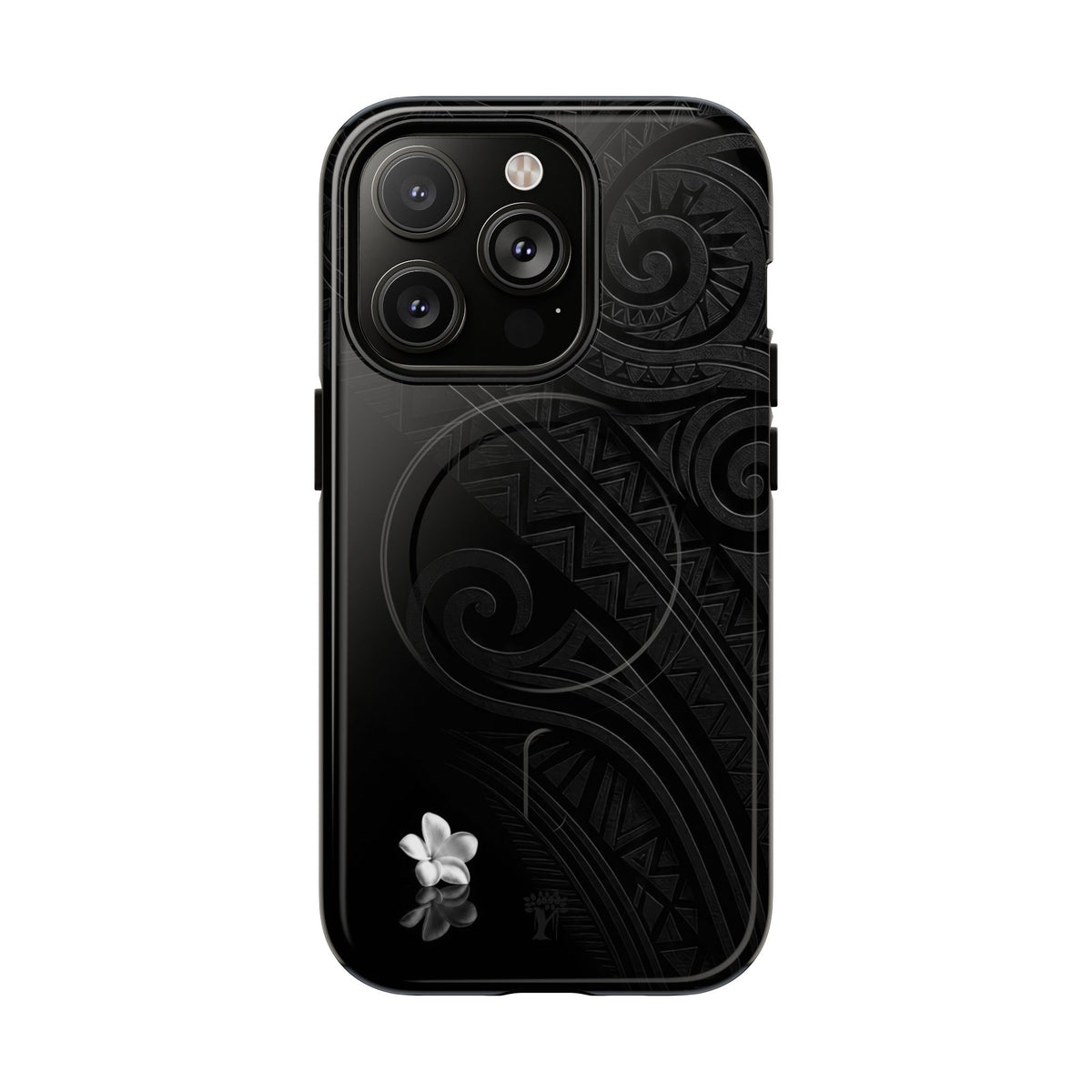 Plumeria Aka Magnetic Case for iPhone iPhone 14 Pro Glossy The Local Banyan