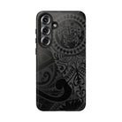 Tribal Guardian Tough Samsung Galaxy Case Side View - Dual Layer Drop Protection Hawaiian Phone Case - The Local Banyan