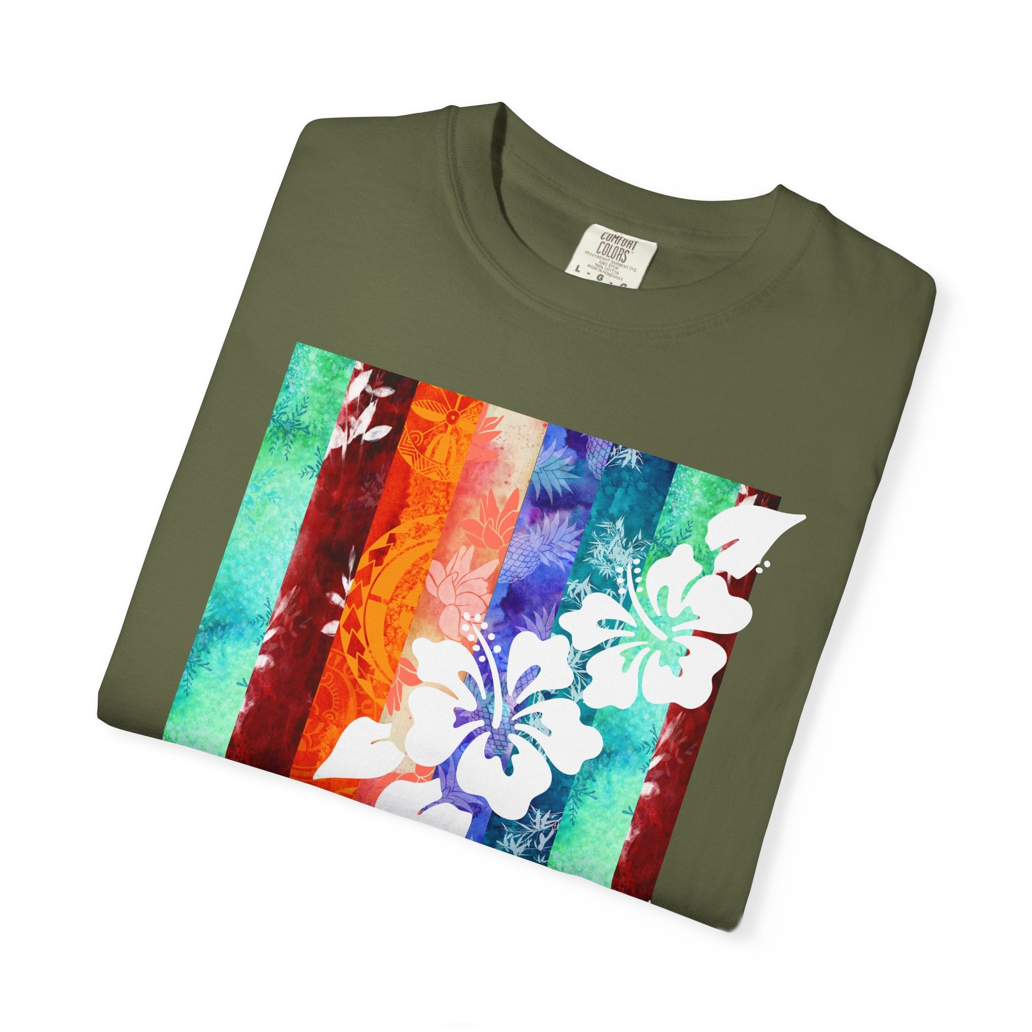 Tropical Vibes Soft Style Tee Red S The Local Banyan