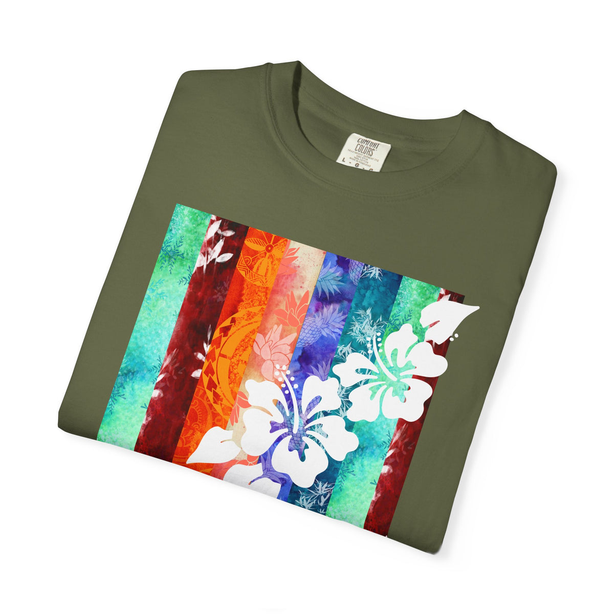 Tropical Vibes Soft Style Tee Red S The Local Banyan