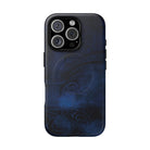 Midnight Essence MagSafe iPhone Case iPhone 16 Pro Matte - Hawaiian Midnight Navy Polynesian Tribal Design - The Local Banyan