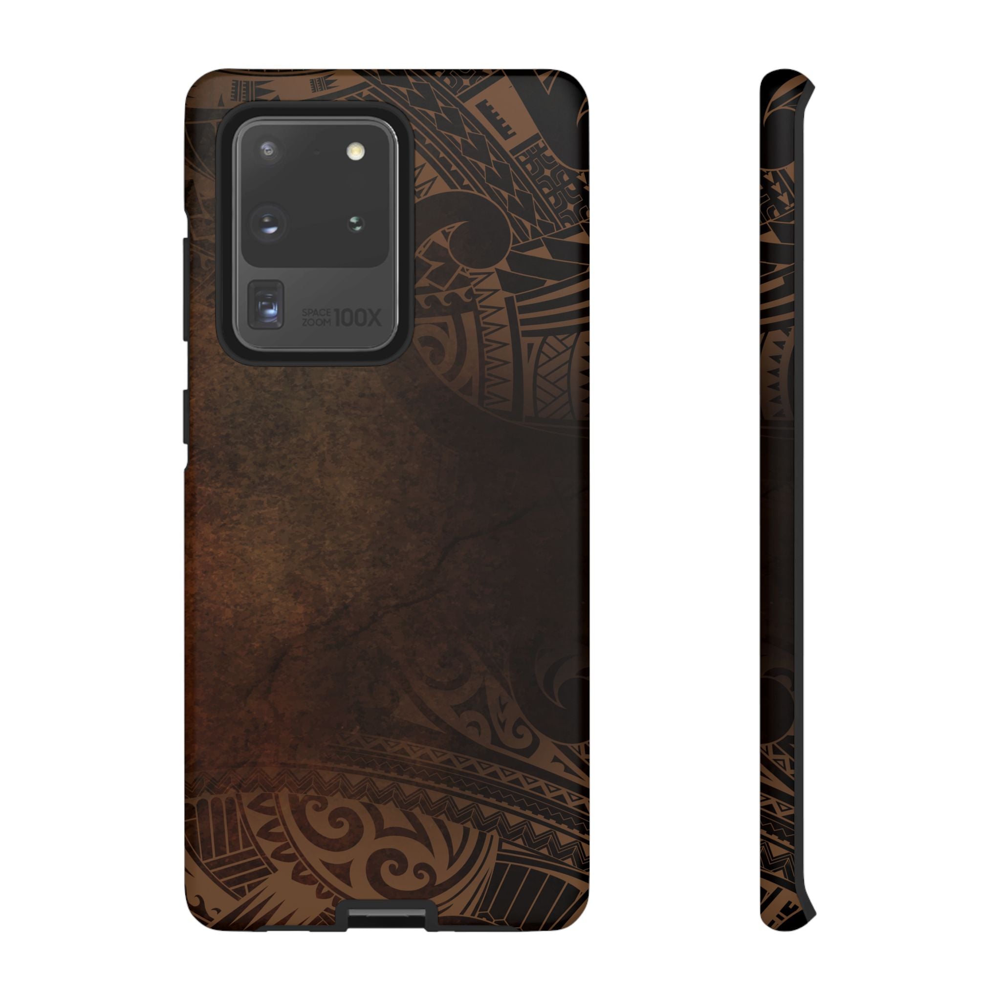 Aloha Aina Tough Samsung Galaxy Case Samsung Galaxy S20 Ultra Matte - Hawaiian Earth Tone Polynesian Tribal Design - The Local Banyan