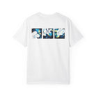 Coastal Bloom Garment Dyed Tee Red S The Local Banyan