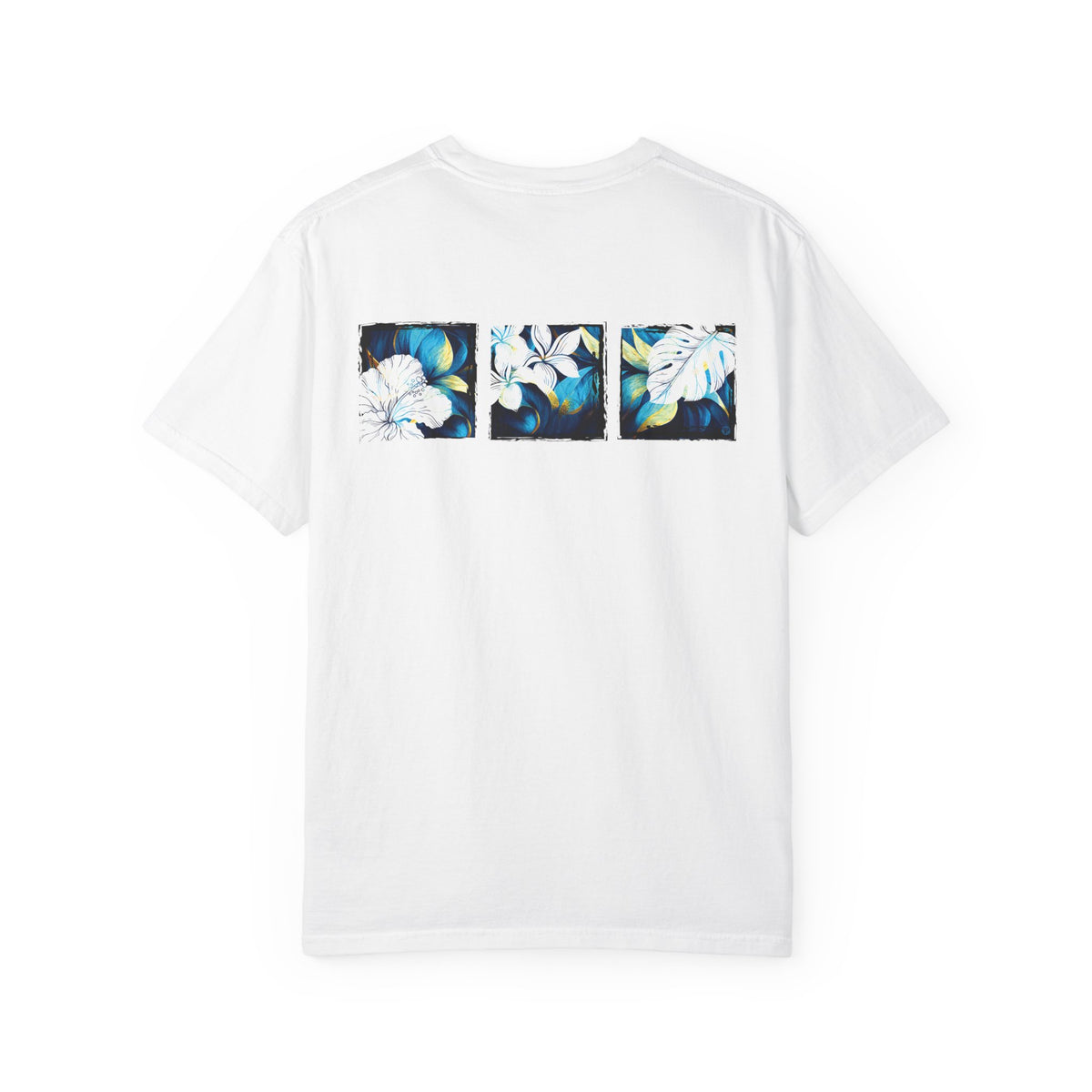 Coastal Bloom Garment Dyed Tee Red S The Local Banyan