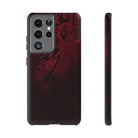 Eternal Ember Tough Samsung Galaxy Case Samsung Galaxy S21 Ultra Matte - Hawaiian Red Tribal Polynesian Design - The Local Banyan