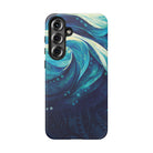 Eternal Mana Tough Samsung Galaxy Case Detail View - Hawaiian Ocean Wave Polynesian Tribal Design Close Up - The Local Banyan