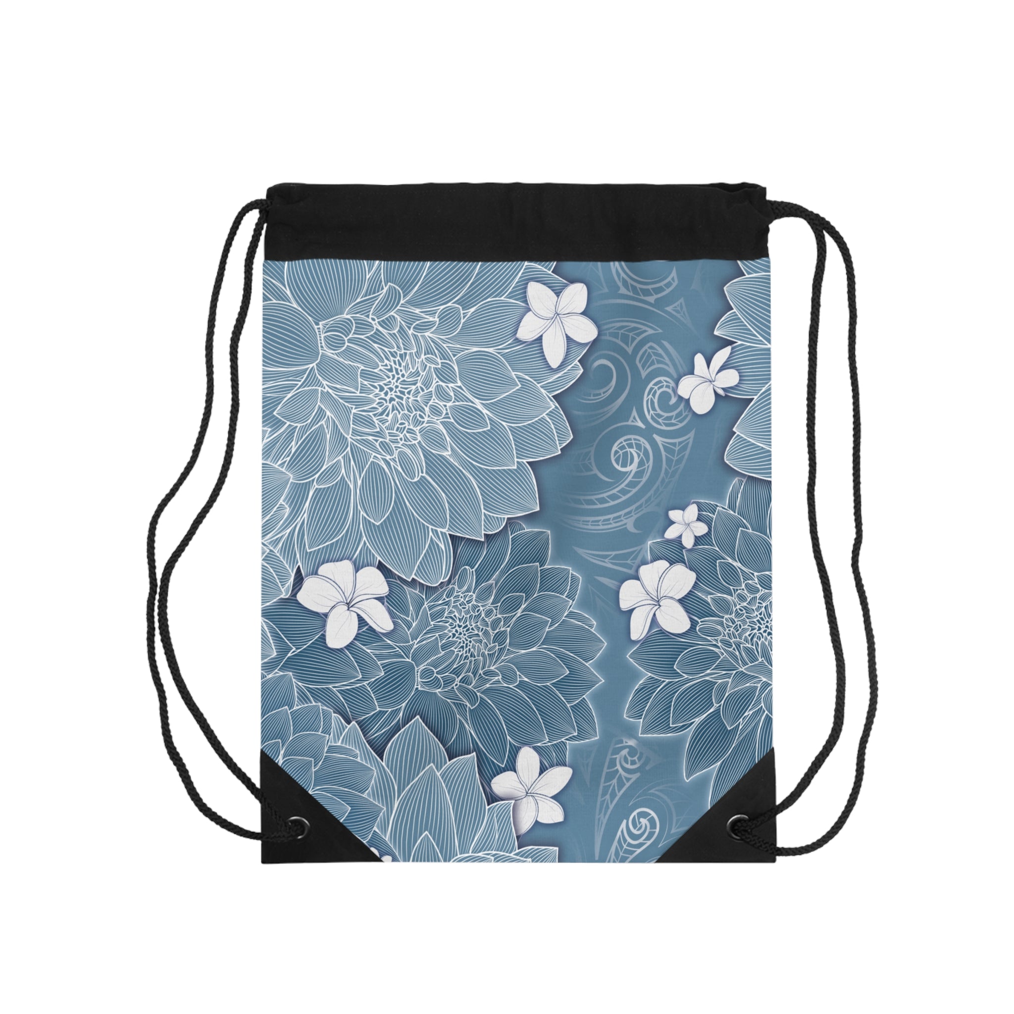 Pua Lani Drawstring Cinch Bag Backpack The Local Banyan One size