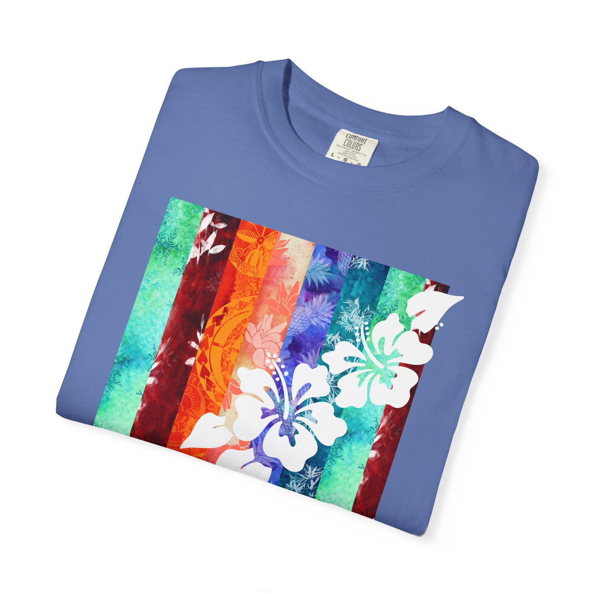 Tropical Vibes Soft Style Tee Red S The Local Banyan