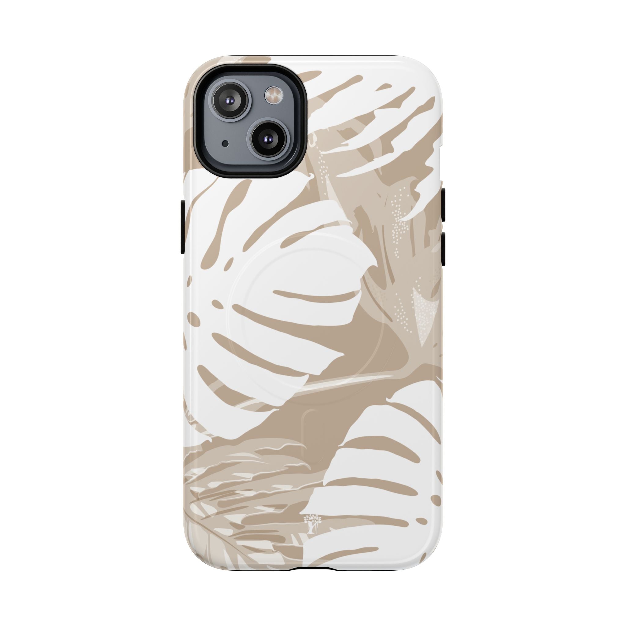 Exotic Monstera MagSafe Compatible Case for iPhone iPhone 14 Plus Glossy The Local Banyan