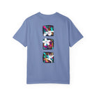 Pineapple Blossom Garment Dyed Tee Topaz Blue 4XL The Local Banyan
