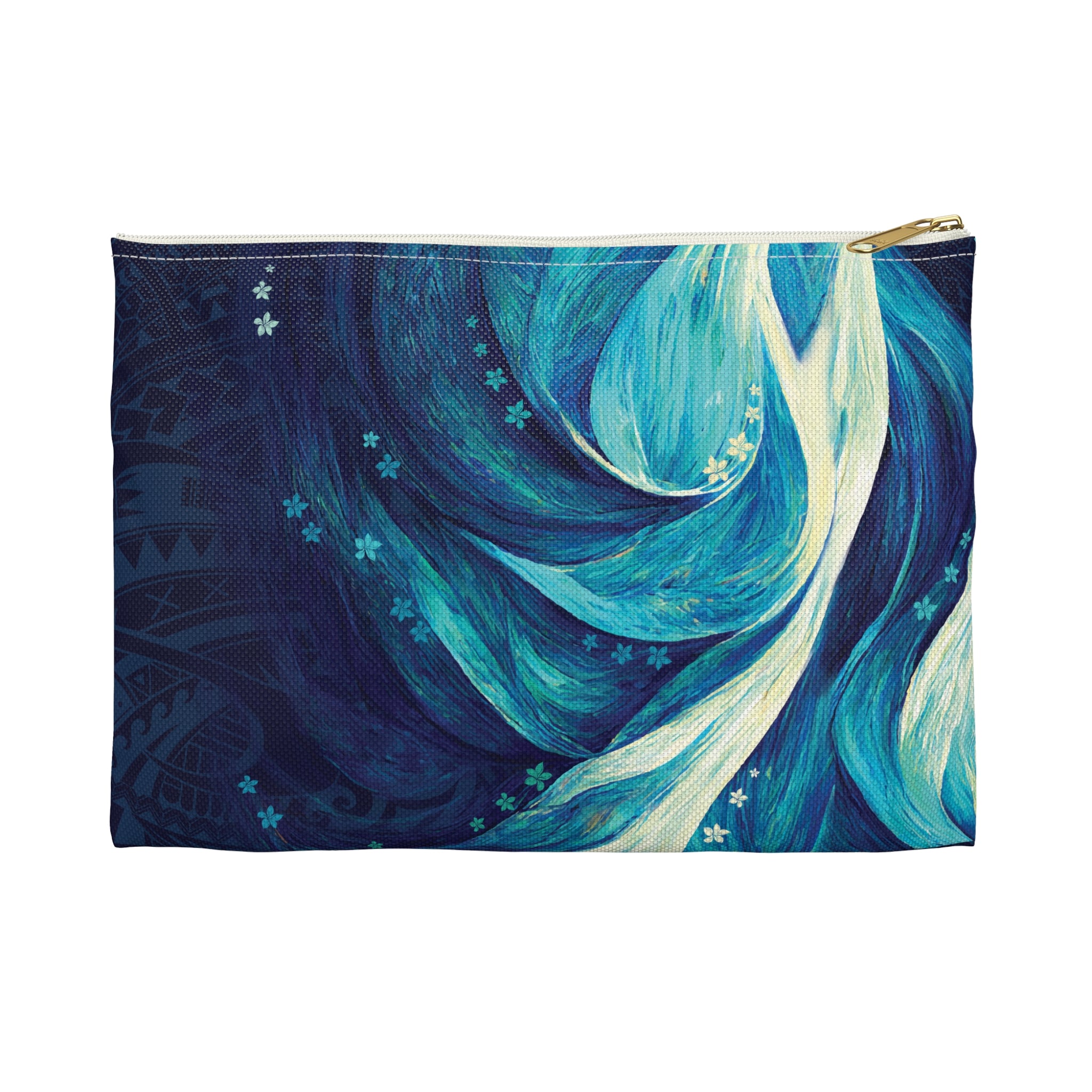 Eternal Mana Travel Pouch Pouches The Local Banyan Small White zipper