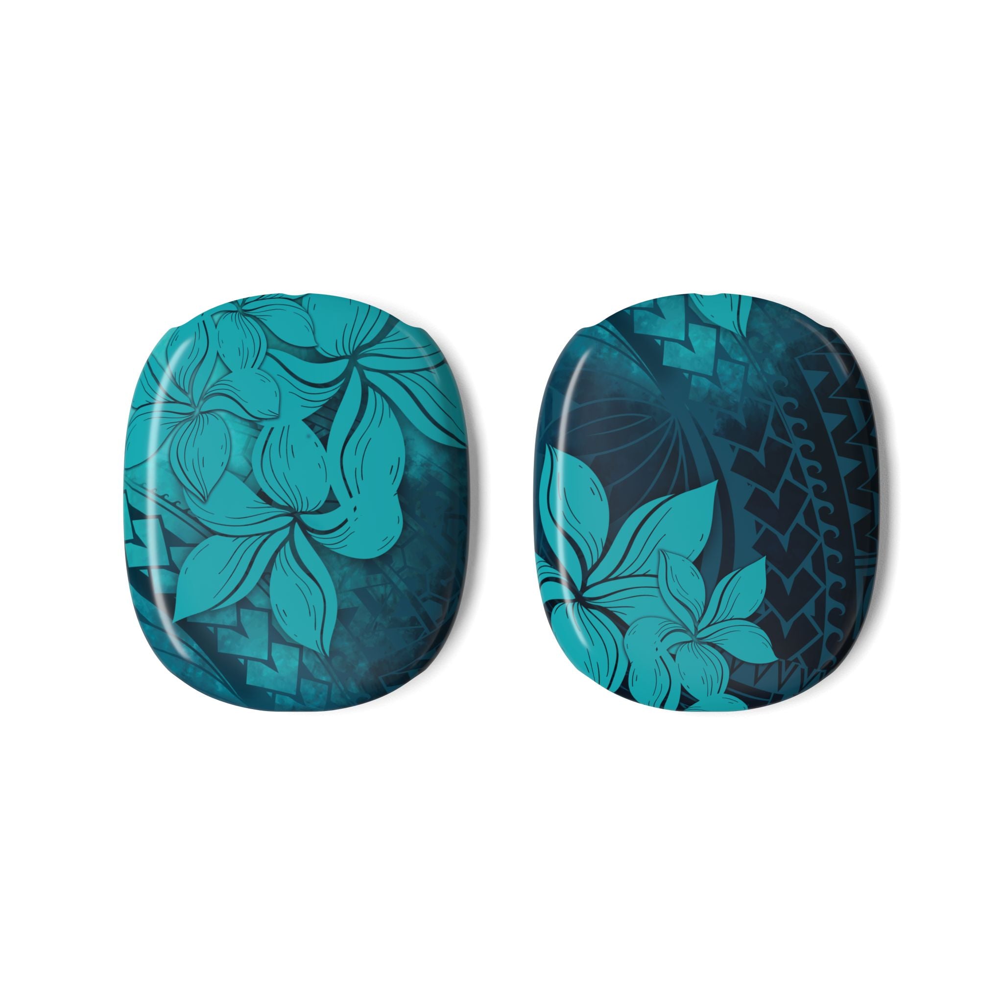 Moana Bloom AirPod Max Protective Case Cover Headphone Accessories The Local Banyan Glossy AirPods Max White