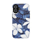 Eternal Blue Plumeria Magnetic Case for iPhone Phone Case The Local Banyan iPhone 16 Plus Matte