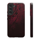 Eternal Ember Tough Samsung Galaxy Case Samsung Galaxy S22 Matte - Hawaiian Red Tribal Polynesian Design - The Local Banyan