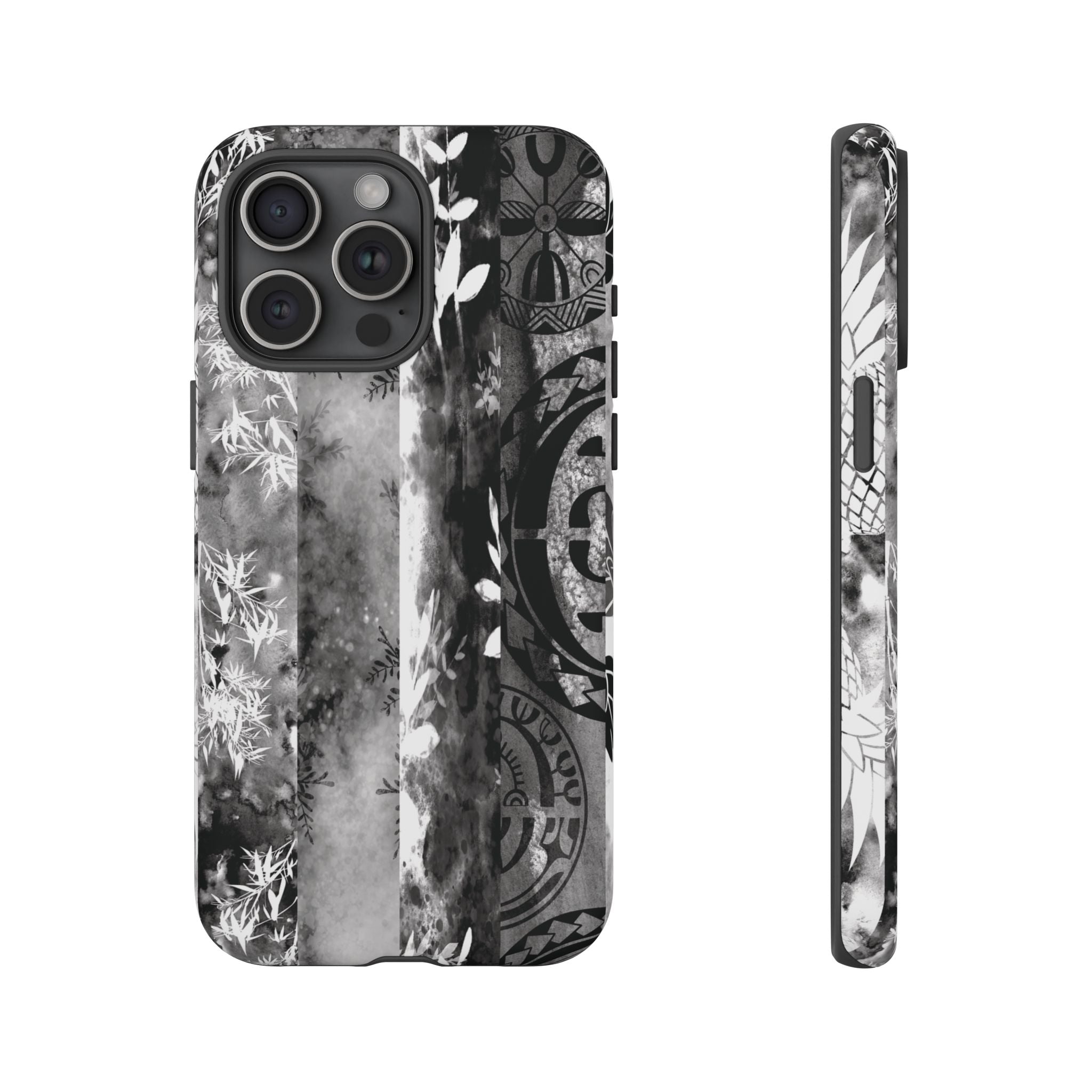 Monochrome Oasis Tough Case for iPhone Phone Case The Local Banyan iPhone 15 Pro Max Matte