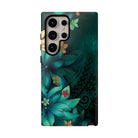 Aloha Whispers Tough Samsung Galaxy Case Side View - Dual Layer Drop Protection Hawaiian Phone Case - The Local Banyan
