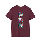 Pineapple Blossom Triad Soft Style Tee T-Shirt Maroon S