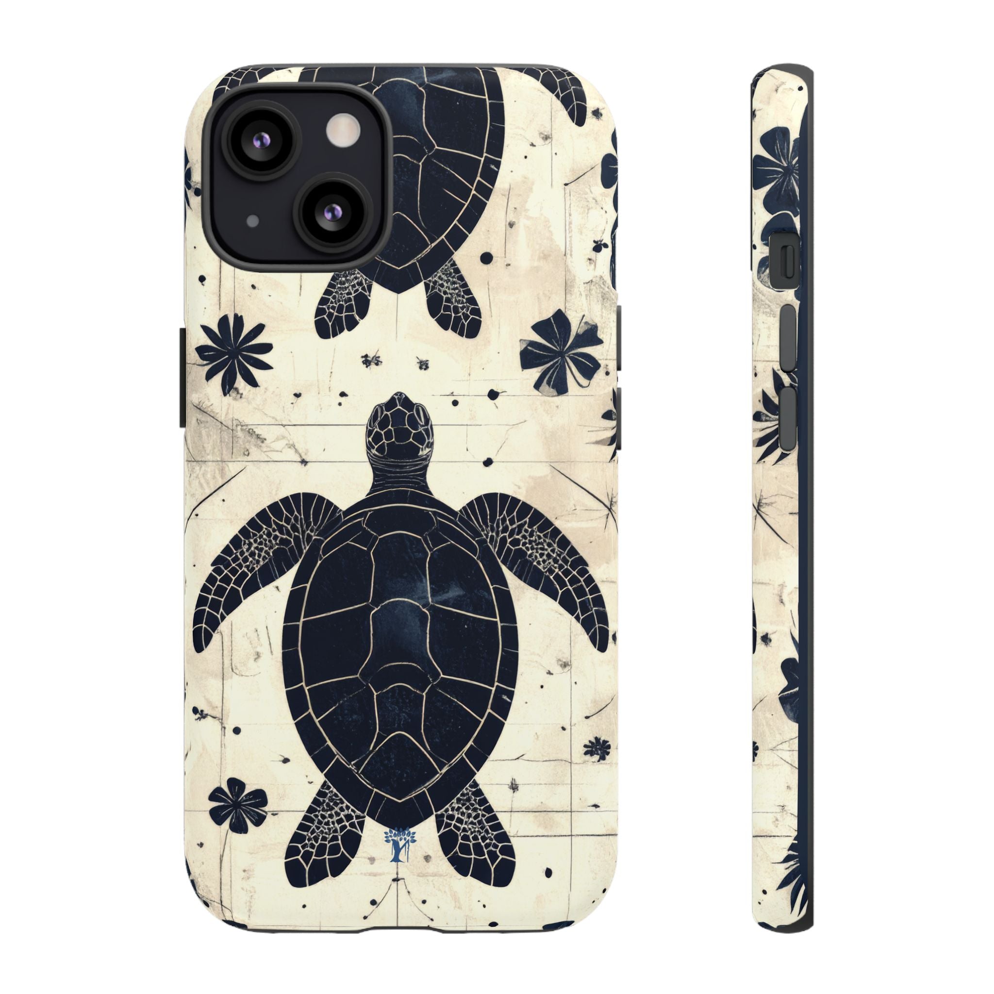 Tapa Keʻa Honu Tough Case for iPhone iPhone 13 Matte The Local Banyan