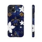 Tapa Hoku Honu Tough Case for iPhone iPhone 14 Plus Glossy The Local Banyan