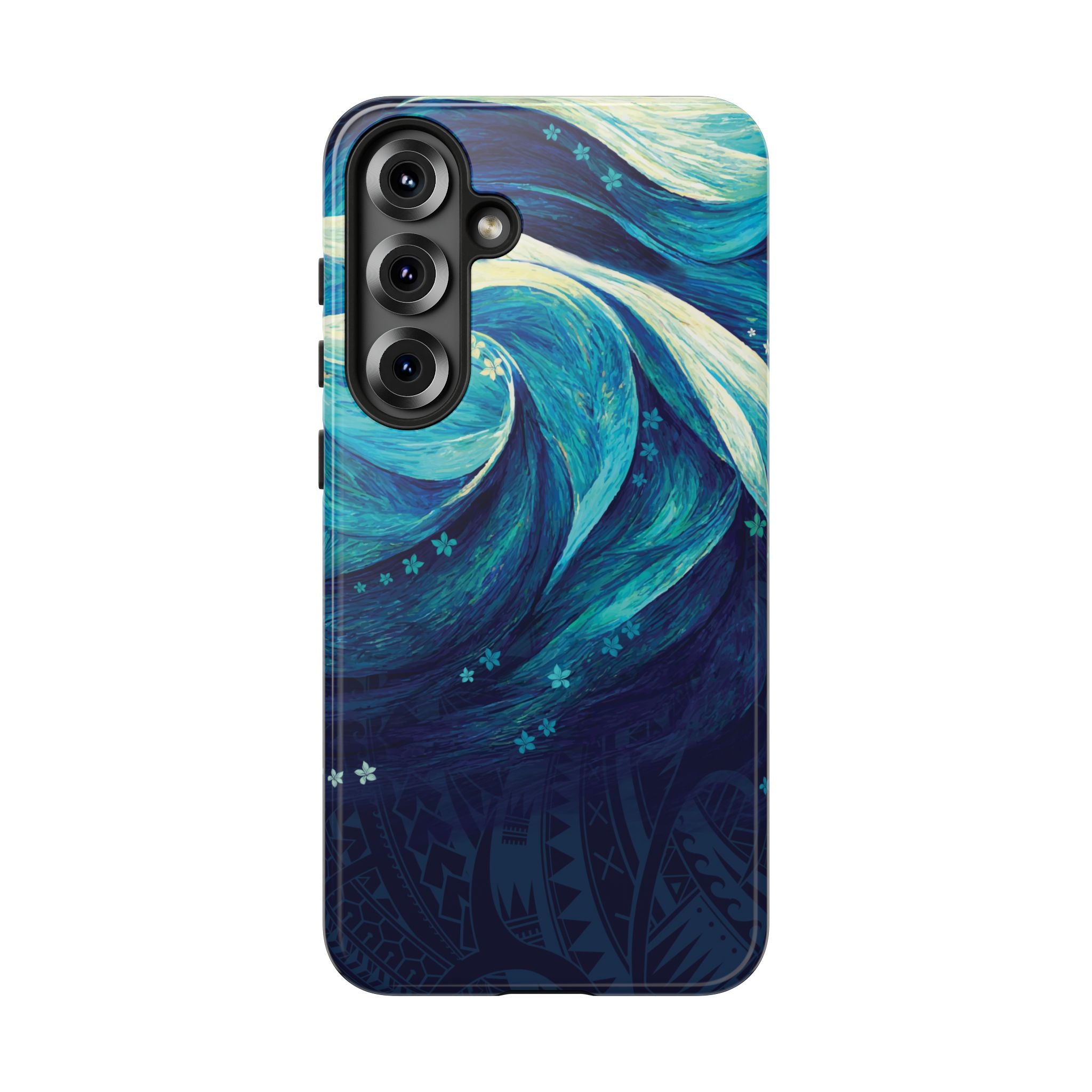 Eternal Mana Tough Samsung Galaxy Case Side View - Dual Layer Drop Protection Hawaiian Phone Case - The Local Banyan