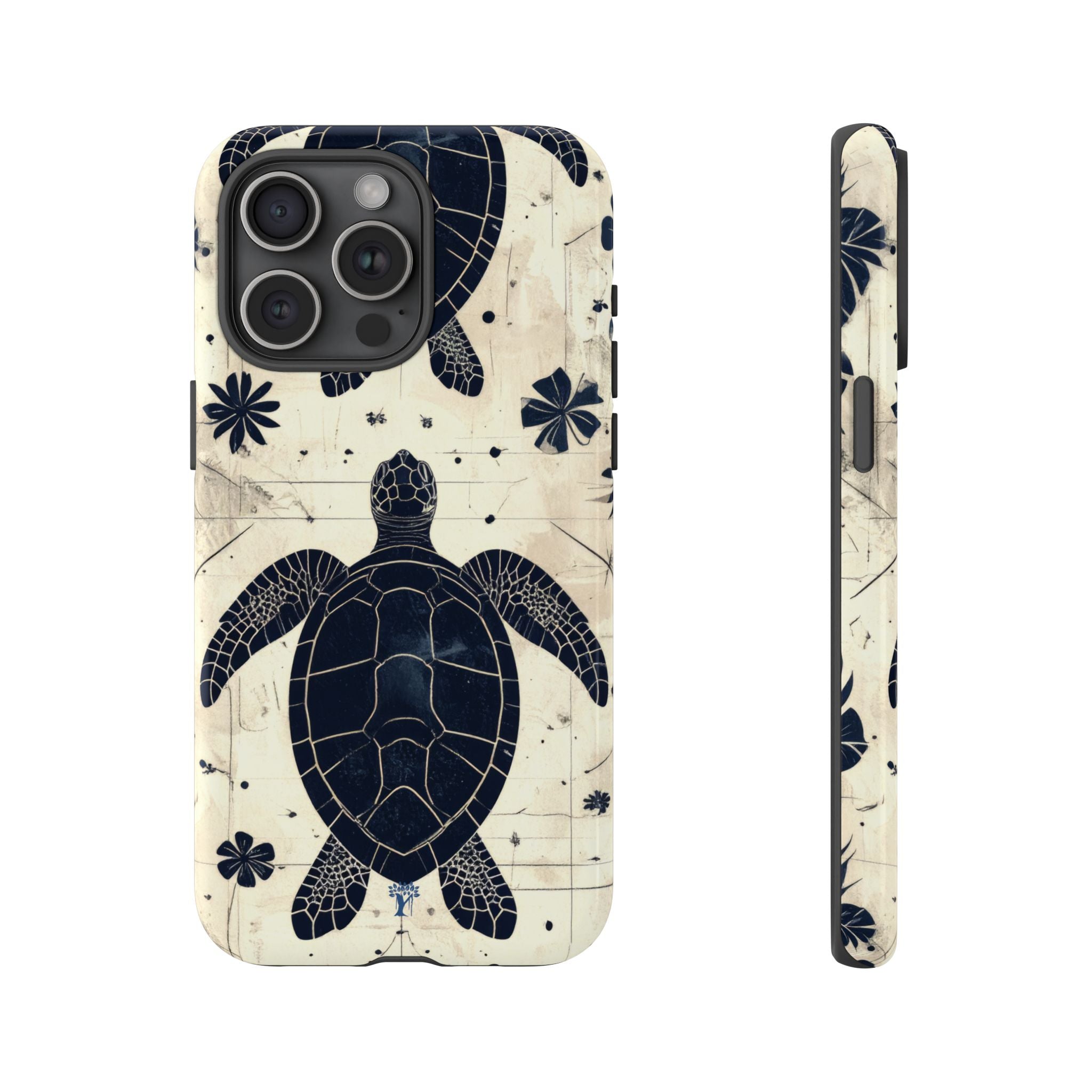 Tapa Keʻa Honu Tough Case for iPhone iPhone 15 Pro Max Glossy The Local Banyan