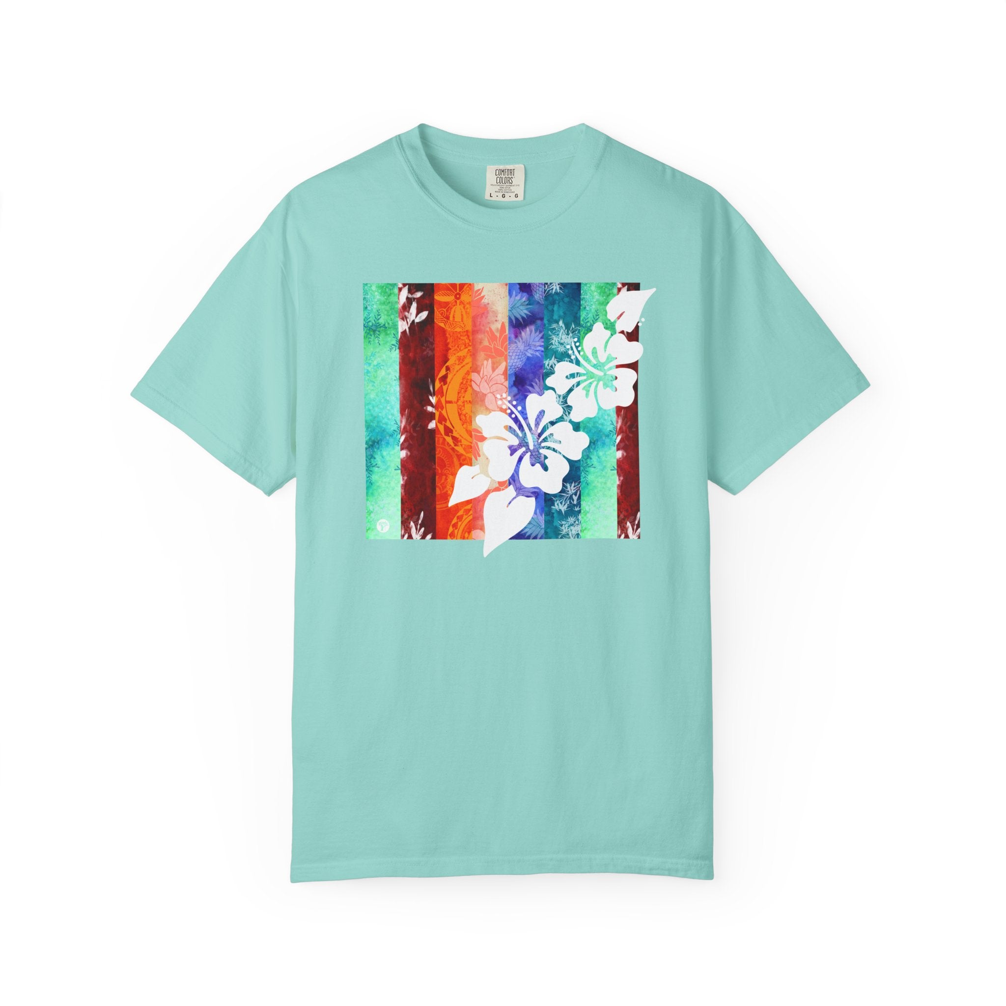 Tropical Vibes Soft Style Tee Chalky Mint S The Local Banyan