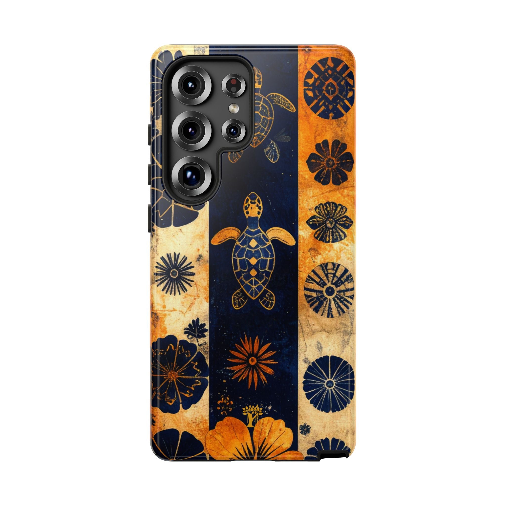 Tapa Pua Lehua Honu Tough Case for Samsung Galaxy Samsung Galaxy S25 Ultra Glossy The Local Banyan