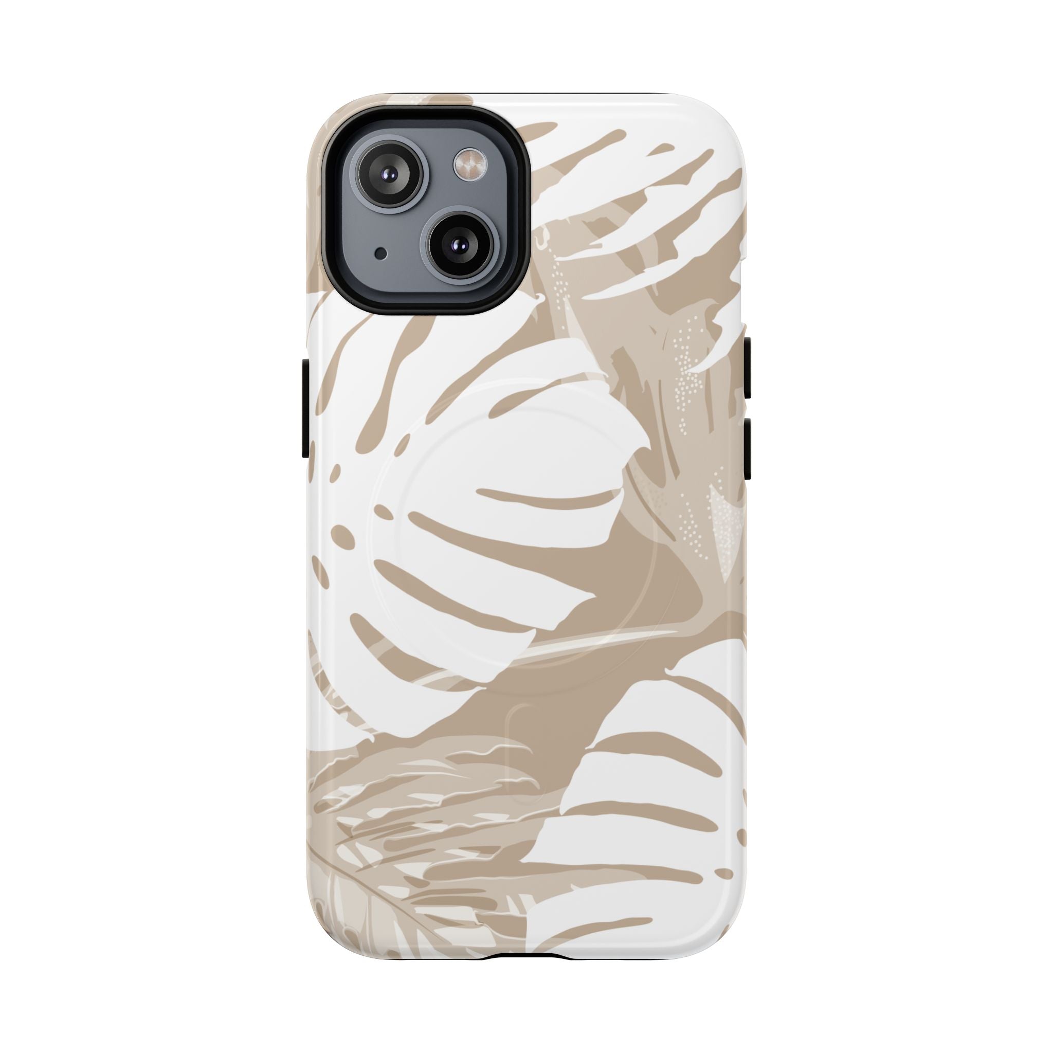 Exotic Monstera Magnetic Case for iPhone Phone Case The Local Banyan iPhone 14 Glossy