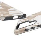 Exotic Monstera Tough Samsung Galaxy Case Side View - Dual Layer Drop Protection Hawaiian Phone Case - The Local Banyan