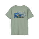 Turtle's Tranquility Paradise Soft Style Tee T-Shirt Sage S