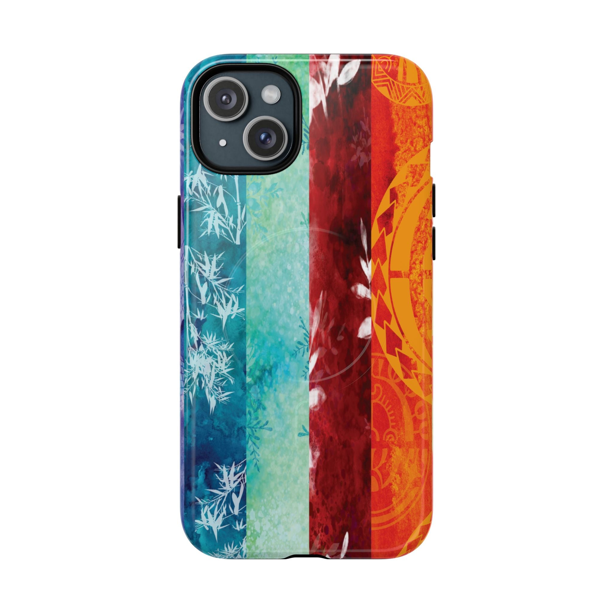 Island Vibes Magnetic Tough Case for iPhone Phone Case The Local Banyan iPhone 15 Plus Glossy