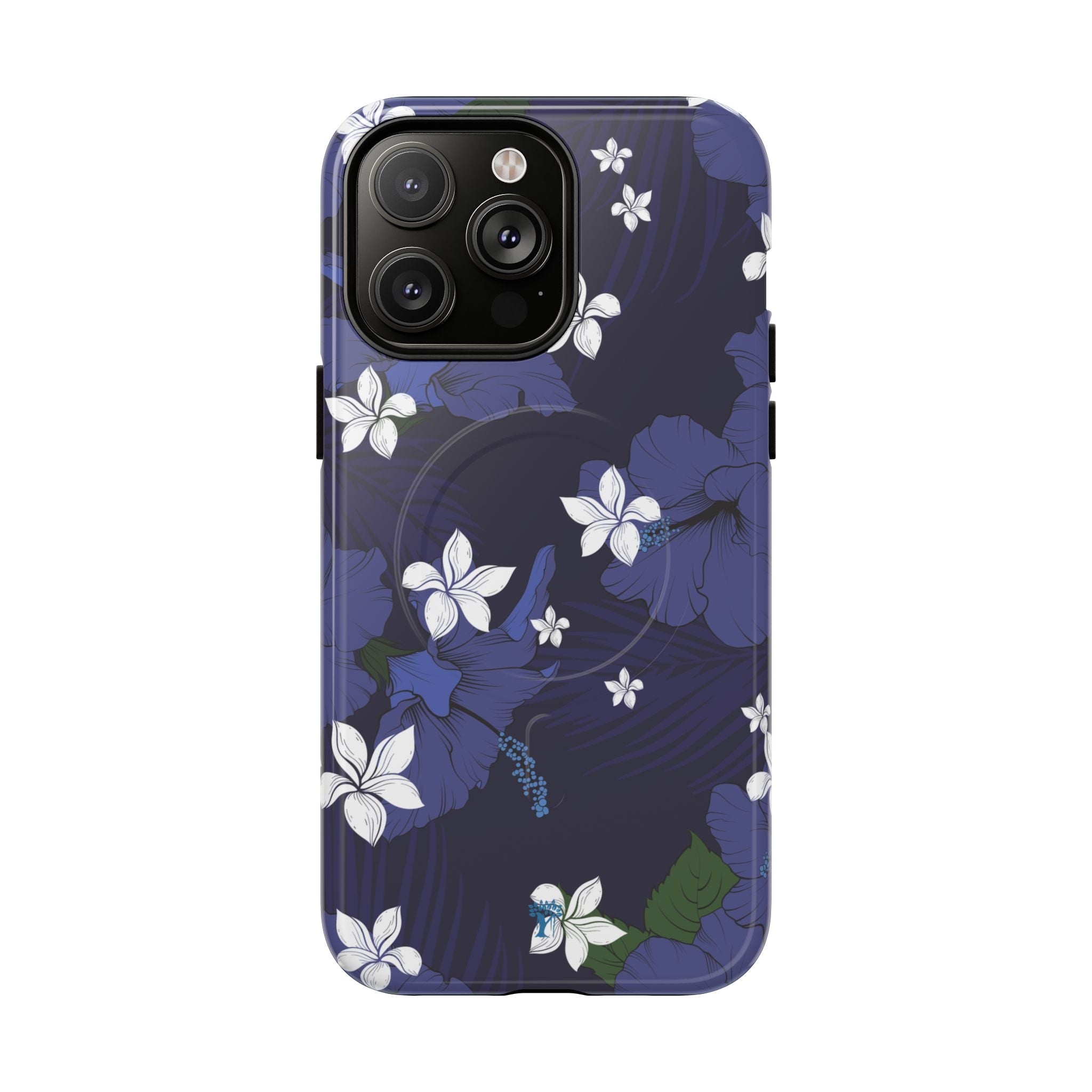 Vintage Blue Magnetic Tough Case for iPhone iPhone 14 Pro Max Glossy The Local Banyan