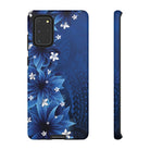 Hoku Pua Tough Samsung Galaxy Case Samsung Galaxy S20+ Glossy - Hawaiian Blue Star Flower Polynesian Design - The Local Banyan