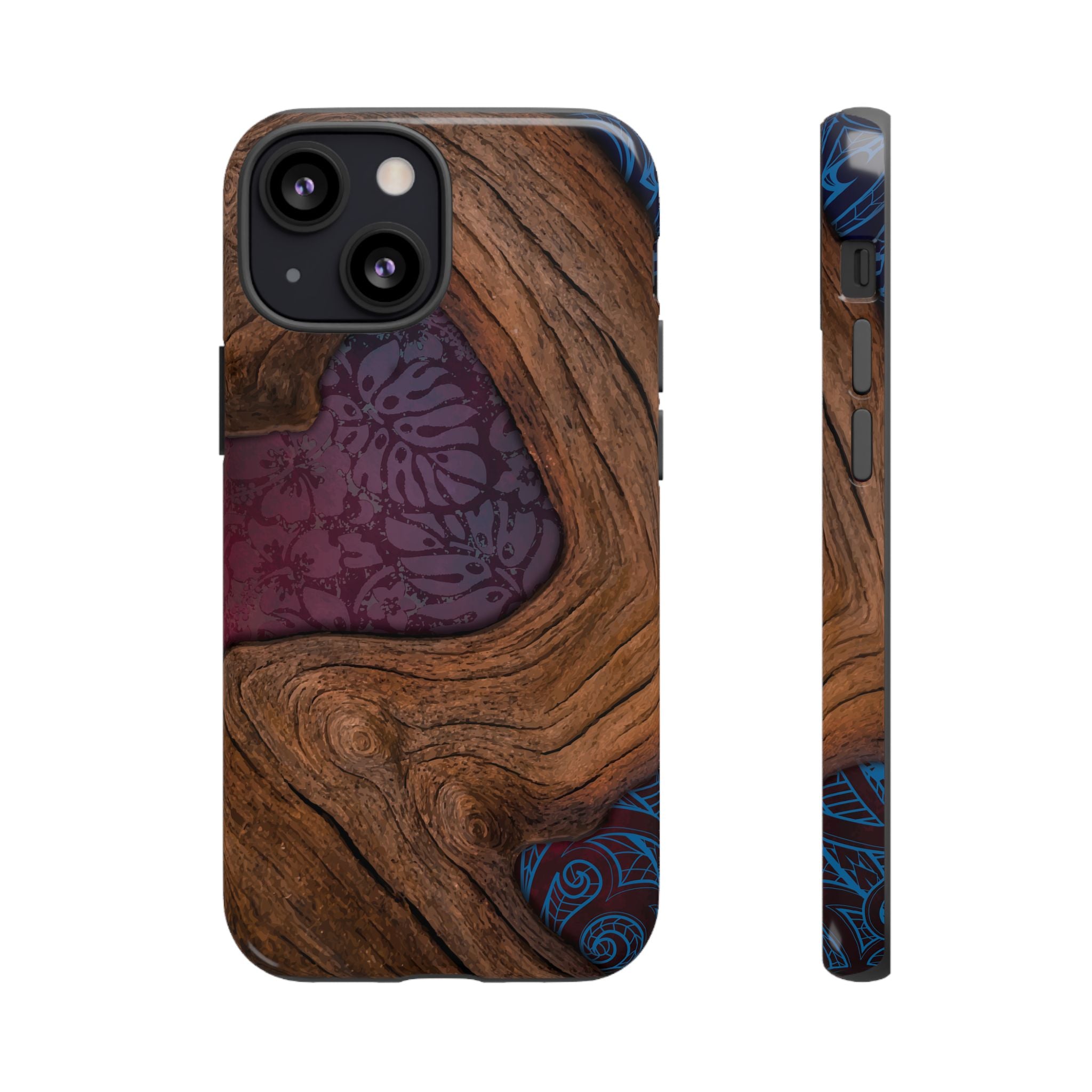 Kūpaʻa Tough Case for iPhone Phone Case The Local Banyan iPhone 13 Mini Glossy